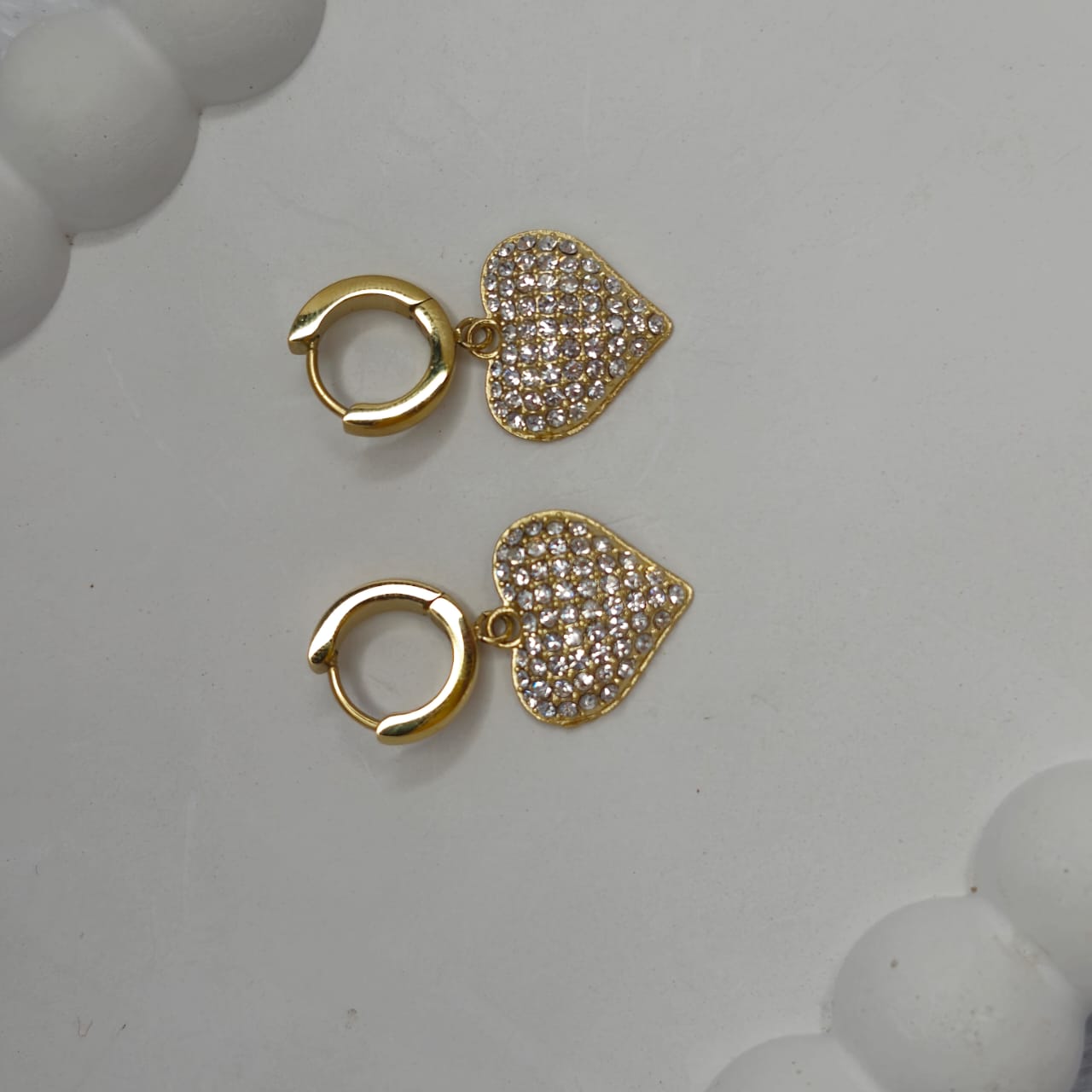 Heart Loop Drop Earing