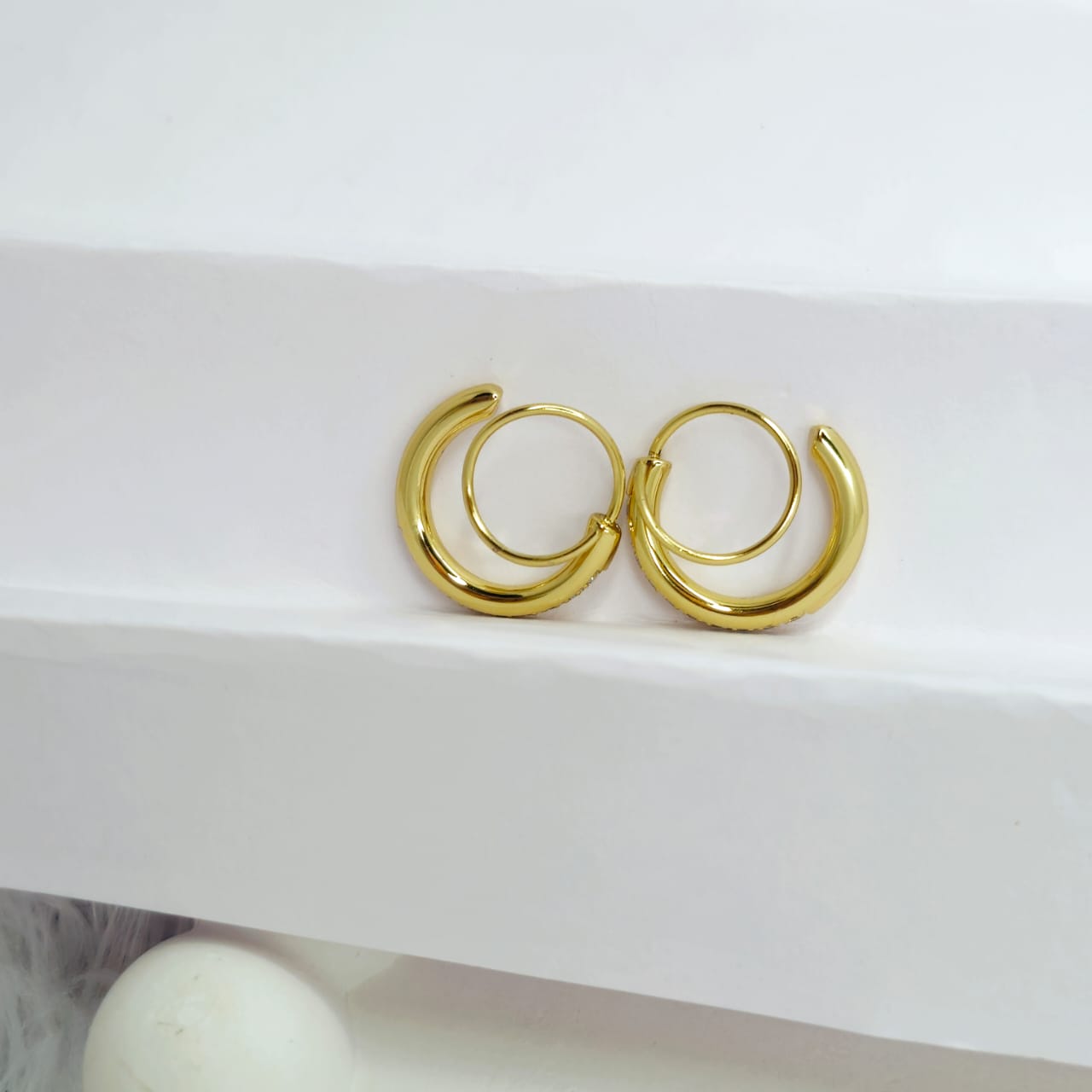 Layered Fake Second Piercing Earing